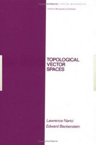 Cover of Topological Vector Spaces, Second Edition