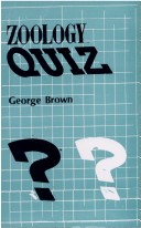 Book cover for Zoology Quiz