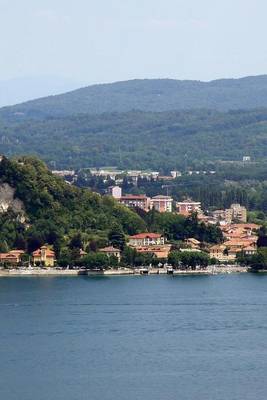 Book cover for Aerial View of Angera, Italy and Lake Varese