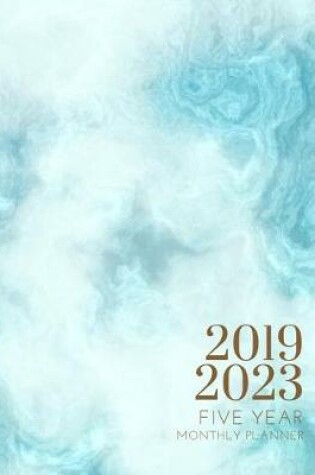 Cover of 2019-2023 Five Year Planner Blue Marble Goals Monthly Schedule Organizer