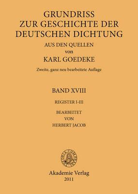 Book cover for Grundriss Zur Geschichte V 18 Reg I-III