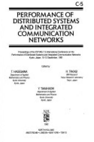 Cover of Performance of Distributed Systems and Integrated Communication Networks