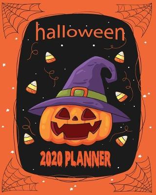 Book cover for Halloween Funny Pumpkin 2020 Planner