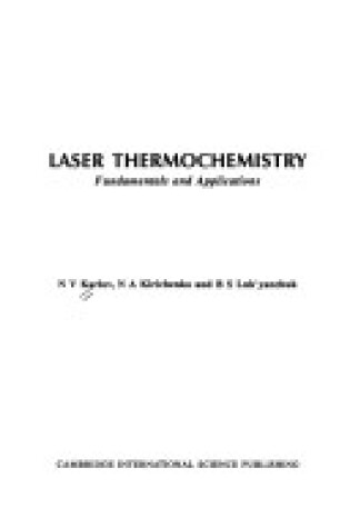 Cover of Laser Thermochemistry