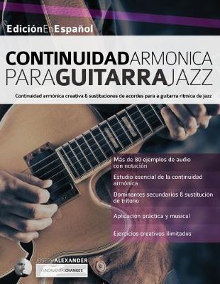 Book cover for Continuidad armónica para guitarra jazz