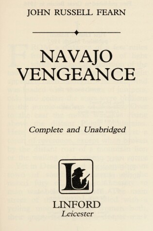 Cover of Navajo Vengeance