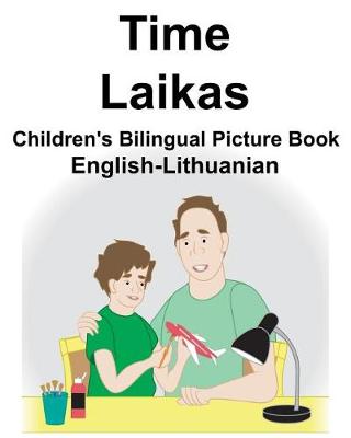 Book cover for English-Lithuanian Time/Laikas Children's Bilingual Picture Book