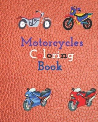 Book cover for Motorcycles Coloring book