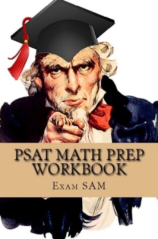 Cover of PSAT Math Prep Workbook with Practice Test Questions for the PSAT/NMSQT