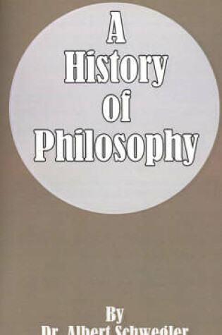 Cover of A History of Philosophy