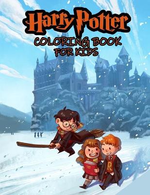 Book cover for Harry Potter Coloring Book For kids