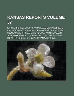 Book cover for Kansas Reports Volume 57