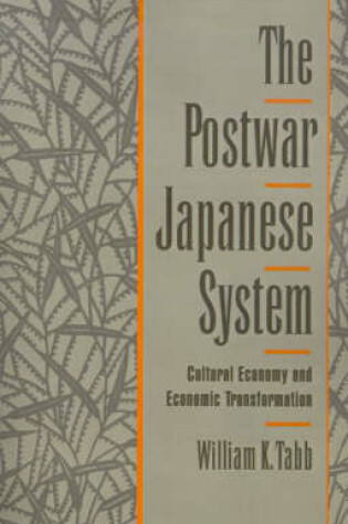 Cover of The Postwar Japanese System