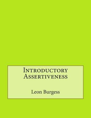 Book cover for Introductory Assertiveness