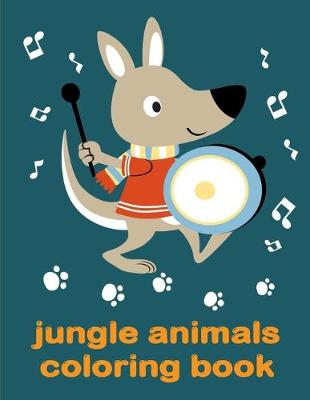 Cover of Jungle Animals Coloring Book