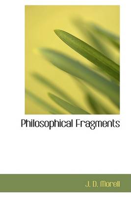 Book cover for Philosophical Fragments