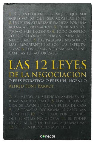 Cover of Las 12 leyes de la negociación / The 12 Laws of Negotiation