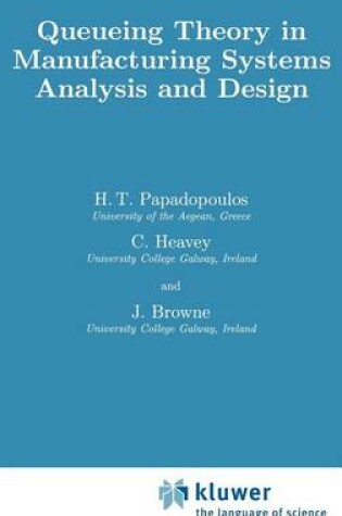 Cover of Queueing Theory in Manufacturing Systems Analysis and Design