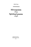 Book cover for Silverpoints