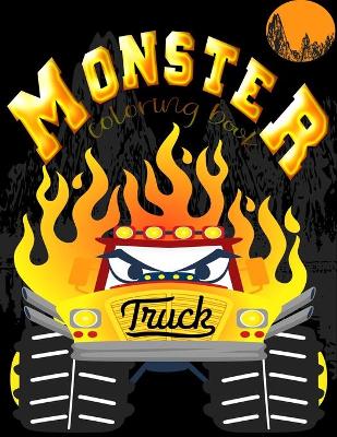 Book cover for Monster Truck Coloring Book