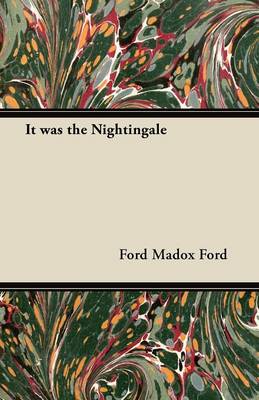 Book cover for It Was the Nightingale