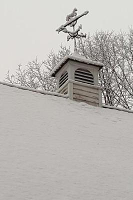 Book cover for Journal Winter Weathervane Snow Covered Roof