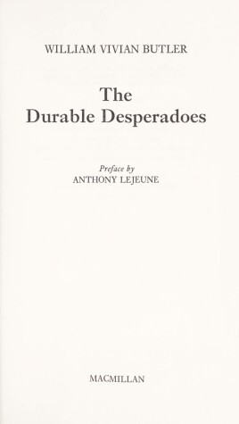 Book cover for Durable Desperadoes