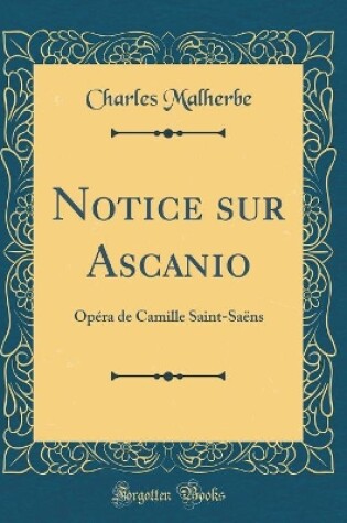 Cover of Notice Sur Ascanio