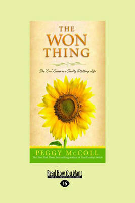 Book cover for The Won Thing: the "One" Secret to a Totally Fulfilling Life