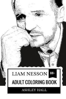 Book cover for Liam Neeson Adult Coloring Book