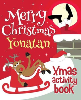 Book cover for Merry Christmas Yonatan - Xmas Activity Book