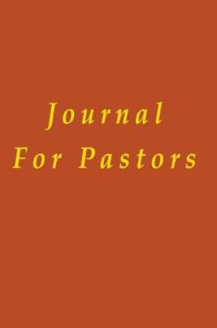 Cover of Journal For Pastors