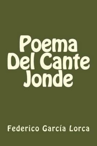 Cover of Poema Del Cante Jonde (Spanish Edition)
