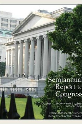 Cover of Semiannual Report to Congress October1,2009- March 31, 2010