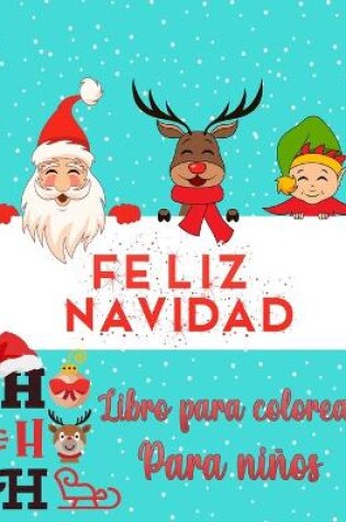 Cover of Libro para colorear de Navidad para ni�os de 2 a 4 y 4-8