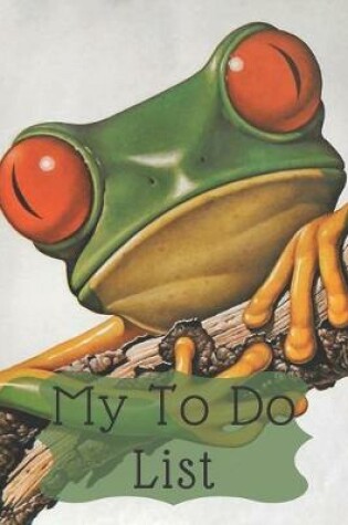 Cover of My To Do List - Vintage Frog