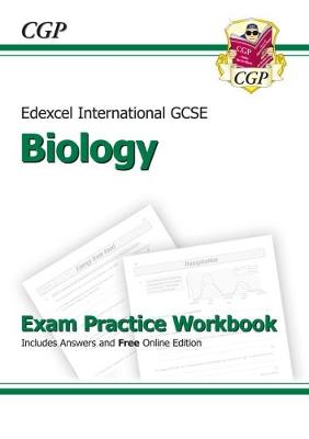 Book cover for Edexcel International GCSE Biology Exam Practice Workbook with Answers (A*-G course)