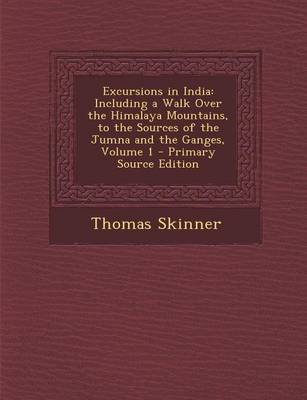 Book cover for Excursions in India