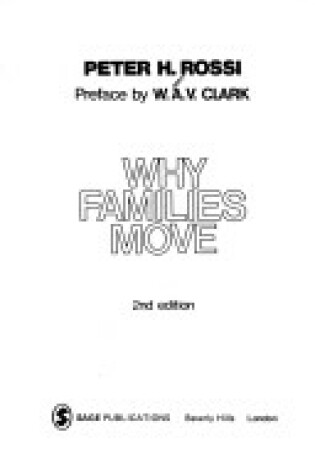 Cover of Why Families Move