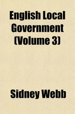 Cover of English Local Government (Volume 3)