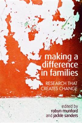 Book cover for Making a Difference in Families