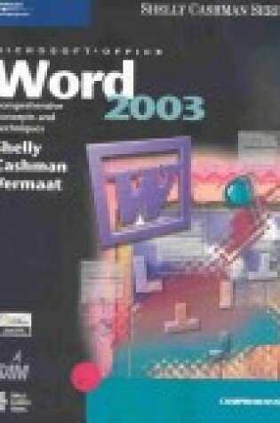 Cover of Microsoft Word 2003 Comprehensive Concepts and Techniques
