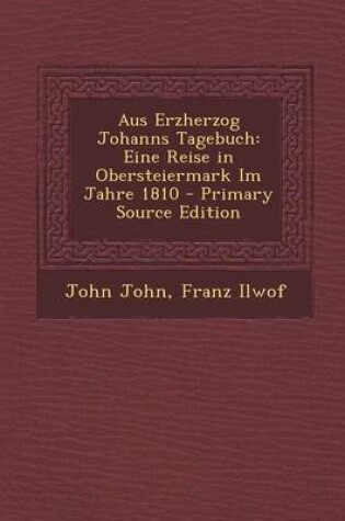 Cover of Aus Erzherzog Johanns Tagebuch