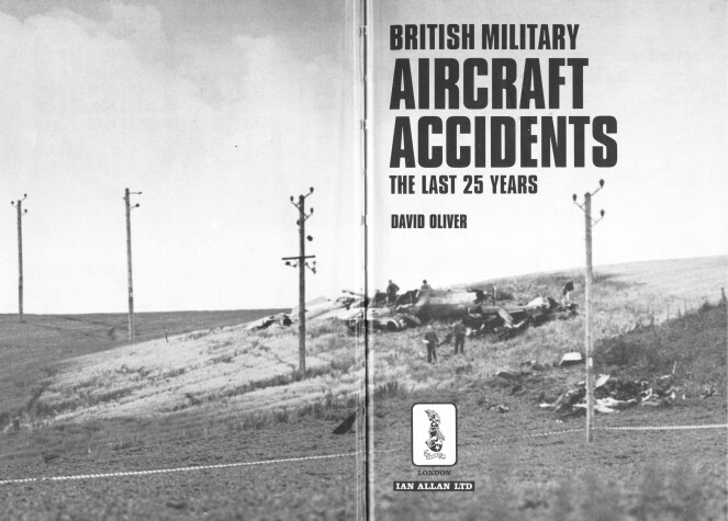 Book cover for British Military Aircraft Accidents