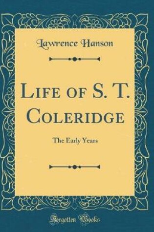 Cover of Life of S. T. Coleridge