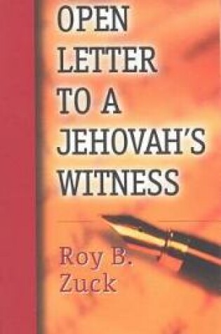 Cover of Open Letter to a Jehovah's Witness, An