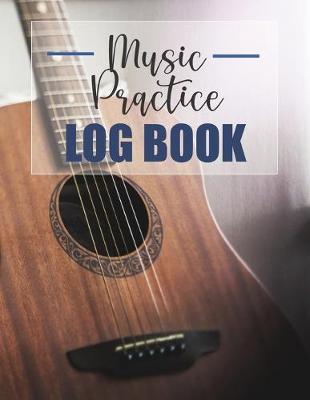 Book cover for Music Practice Log Book
