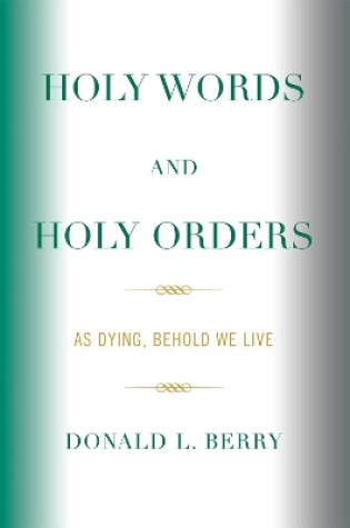 Cover of Holy Words and Holy Orders