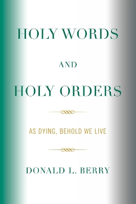 Book cover for Holy Words and Holy Orders