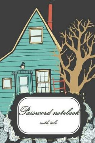 Cover of Password notebook with tabs